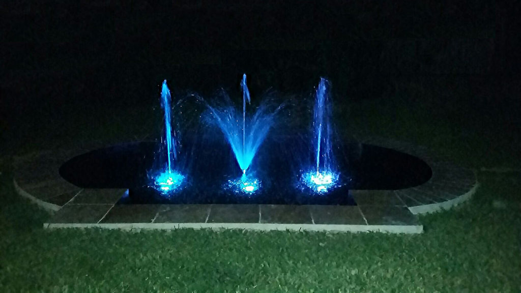 Roman Fountain Night View